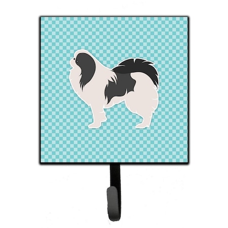 Micasa Japanese Chin Checkerboard Blue Leash or Key Holder MI224181